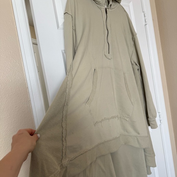 Free People North Sweatshirt Hoodie Tunic Top Oversized Slouchy Cotton XL - Picture 6 of 15